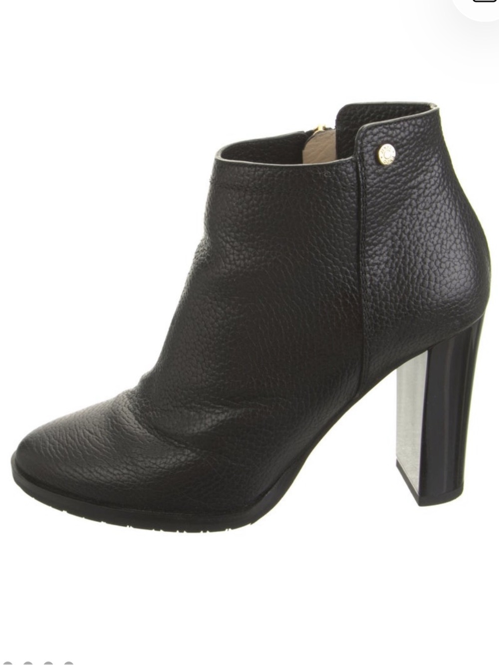 Jimmy Choo Hart 95 Ankle Bootie Black Leather - 41
